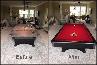 expert pool table recovering in Sterling content img3